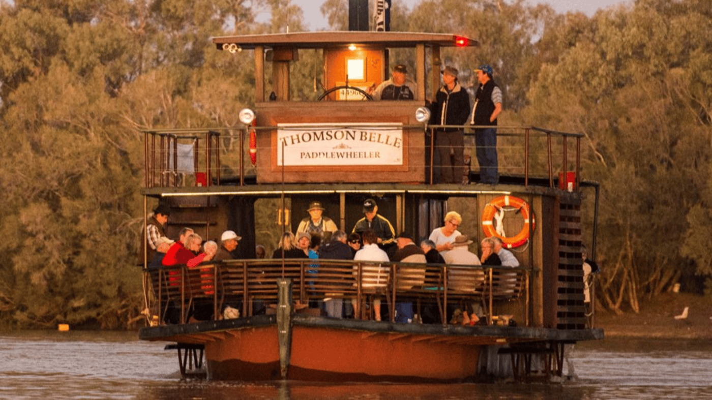 Cruise down the Thomson River in Longreach