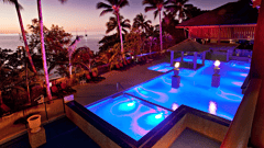 Enjoy the pool area 