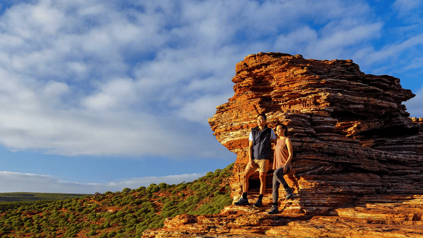 Witness the spectacular scenery of the Murchison River Gorge in Kalbarri National Park