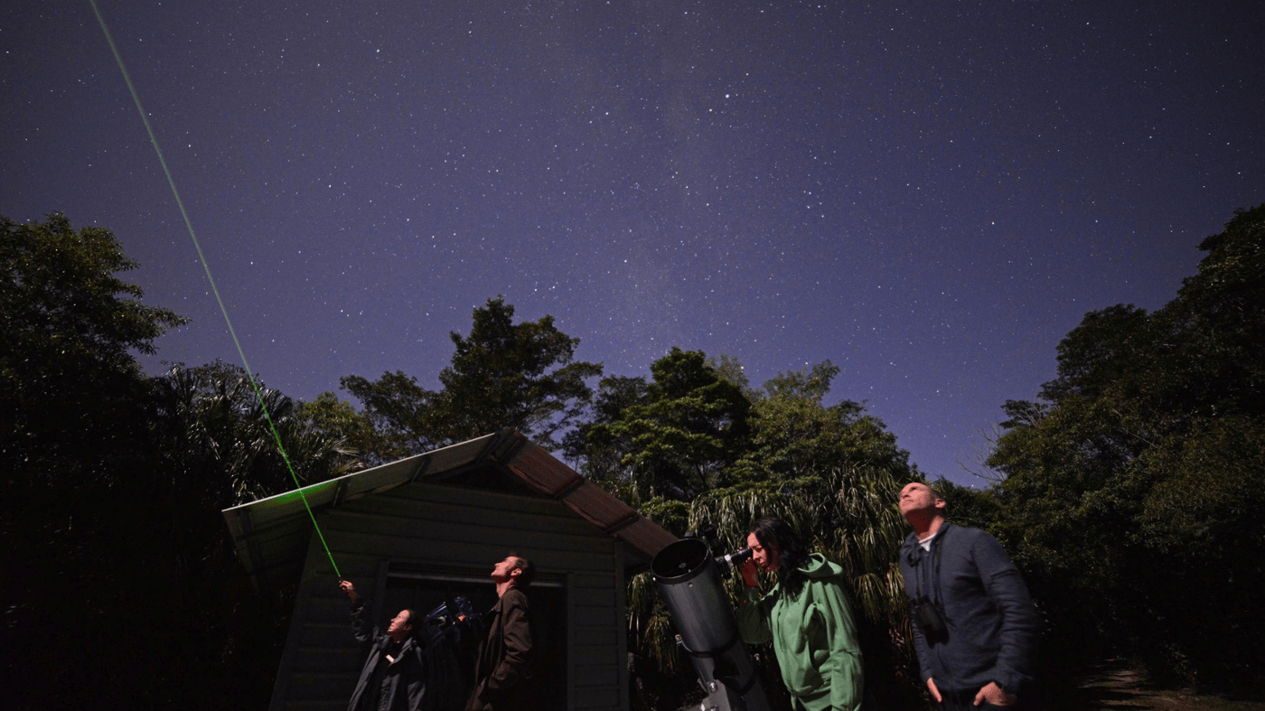 View the many stars and planets from the unique outdoor observatory