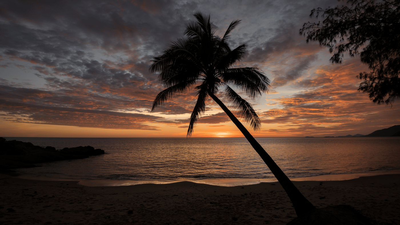 Sit back and relax as you enjoy the magical sunset colours