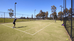 or hit the tennis court
