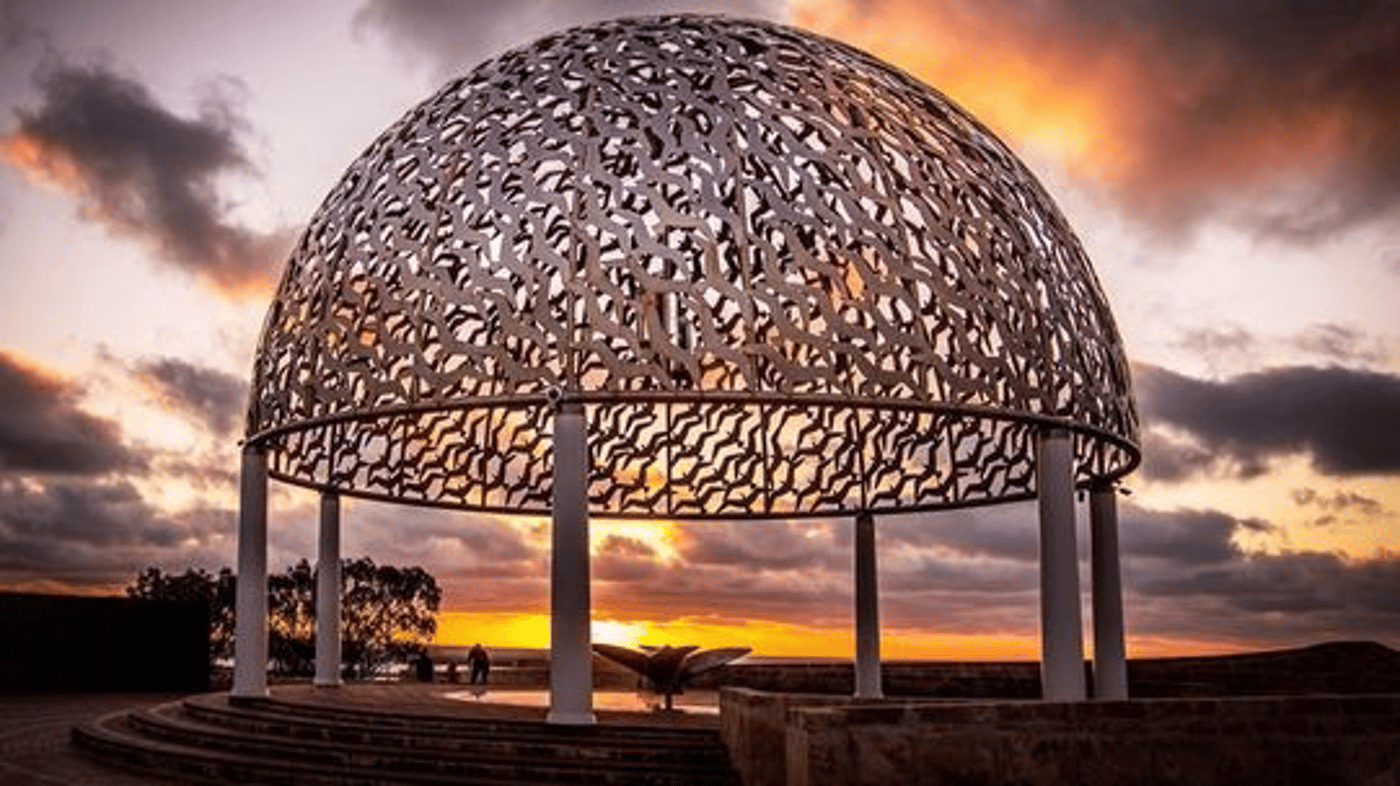 Visit the evocative HMAS Sydney Memorial in Geraldton