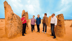 Visit Nambung National Park, home of the marvellous Pinnacles, a series of intriguing limestone formations