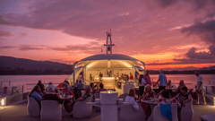 Celebrate the end of the day with sunset drinks