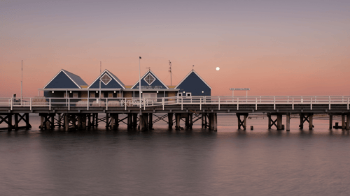 Explore the 150-year-old Busselton Jetty, the longest jetty in the southern hemisphere
