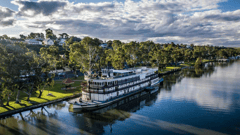 Your cruise commences and in Mannum, SA (with transfers from and to Adelaide included)