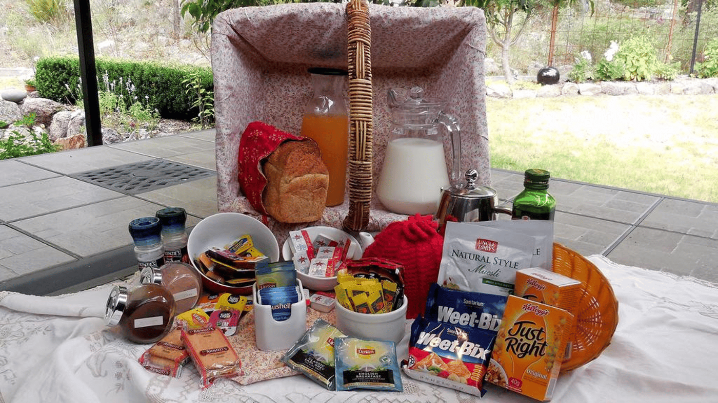 Enjoy a breakfast basket daily!