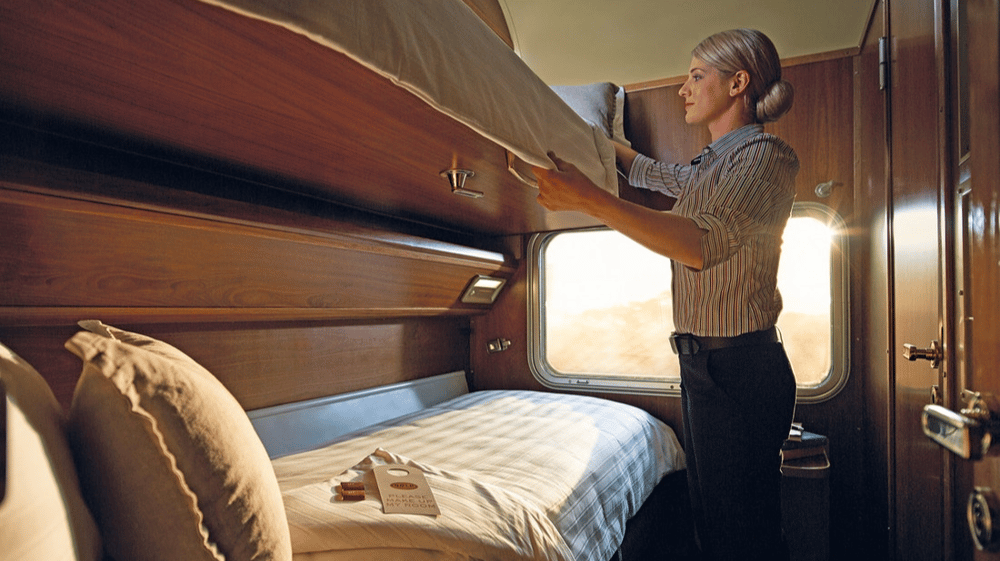 Gold Twin Cabin for evening travel