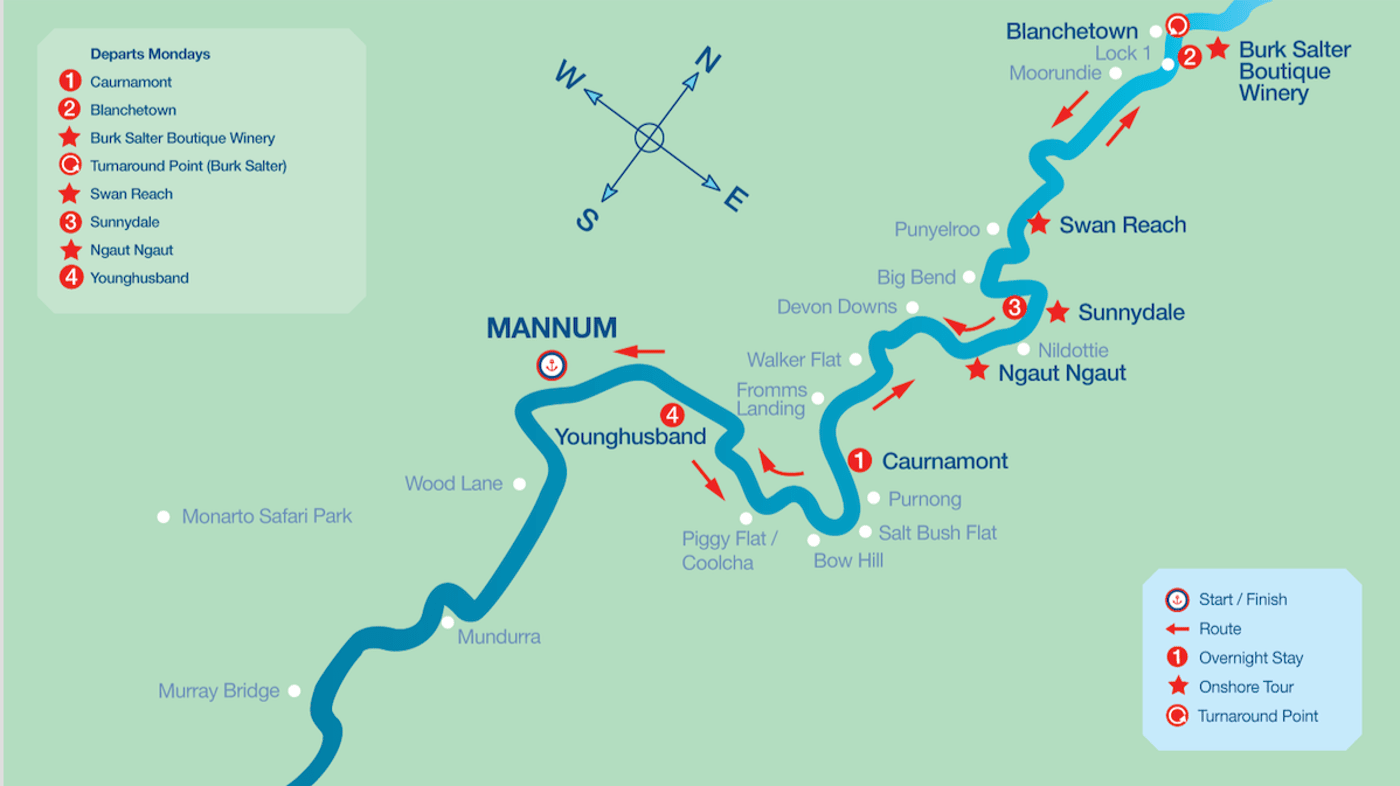 Your journey at a glance (read on for the amazing day-by-day itinerary)