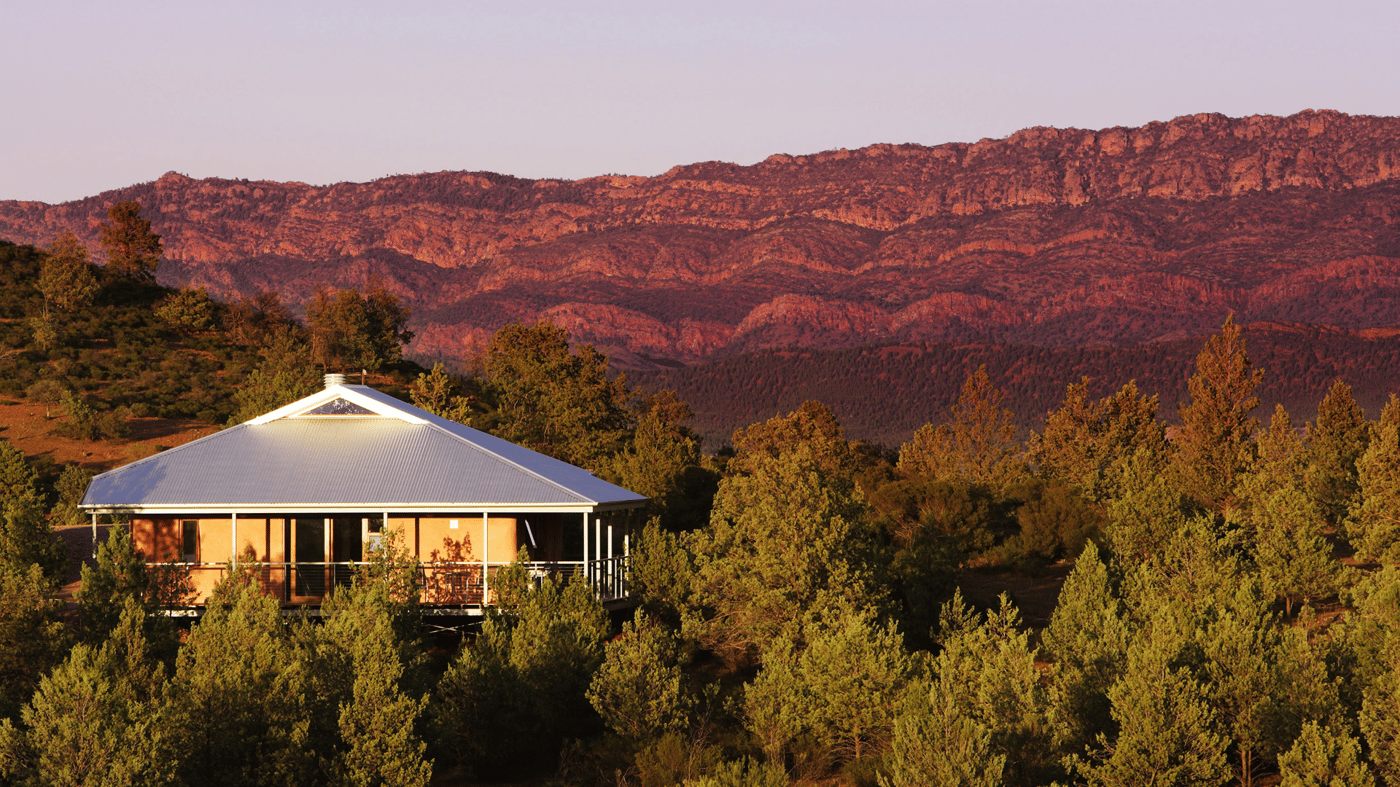 View the Flinders Ranges from your superior accommodation