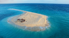 Enjoy the Captain’s Farewell Drinks on your own private sand island - Sudbury Cau