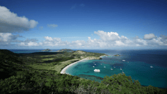 Enjoy the stunning views from the summit of Cook's Look on Lizard Island