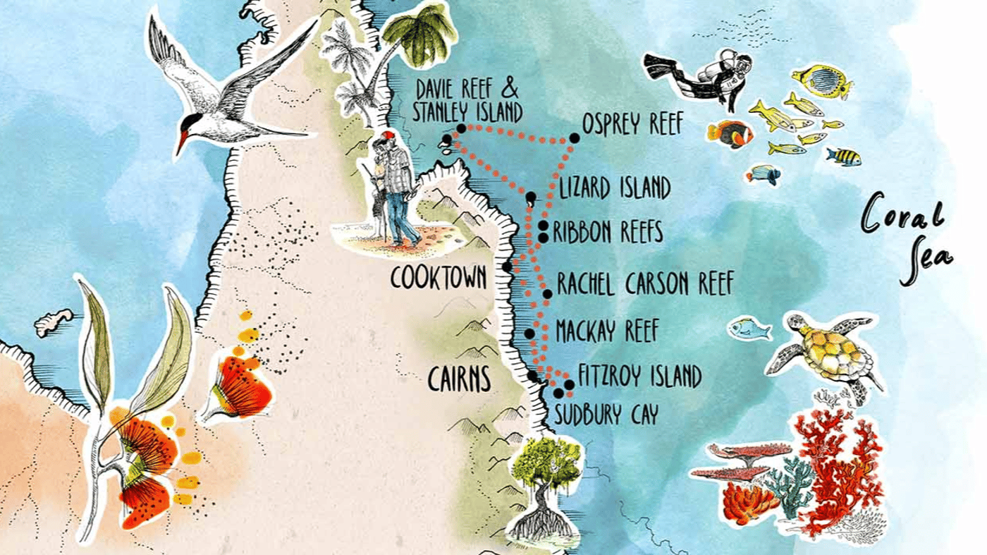 Your cruise map