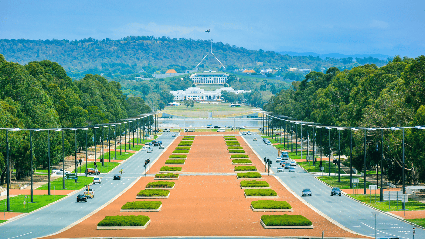 On arrival in Canberra, join a local guide for a tour of Parliament House