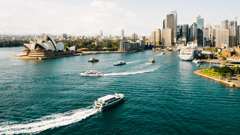 Your tour starts and ends in Sydney