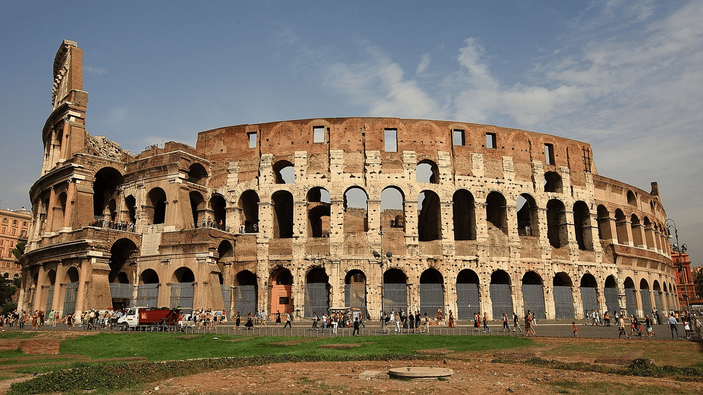 Visit the ancient Colosseum in Rome, Italy