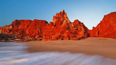 Cruising along the Kimberley coast is breathtaking!