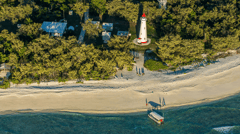 The lighthouse on Lady Elliot Island