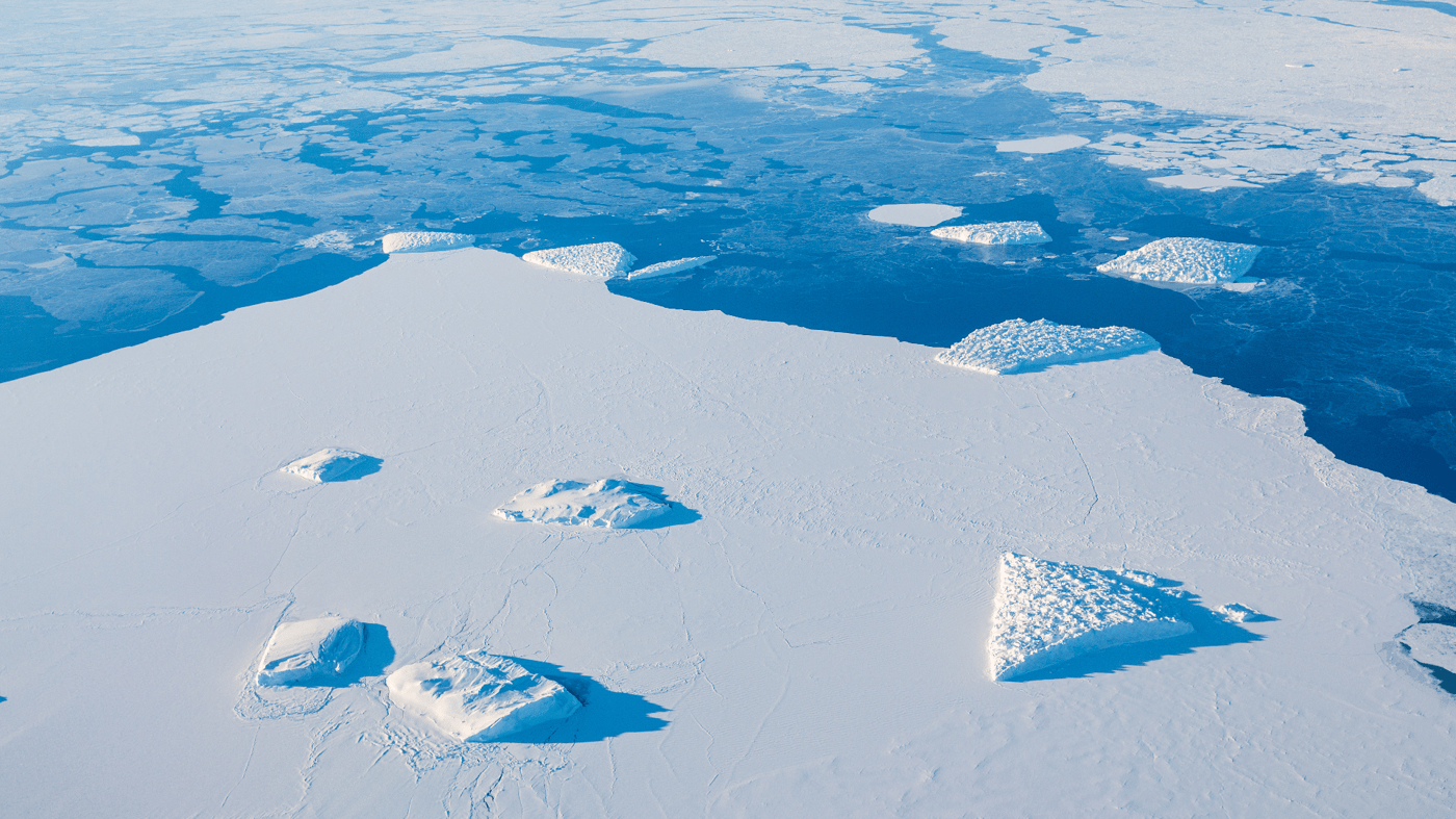 Approximately 3 hours south of Australia, passengers will usually see the first scattered ice followed by dozens of icebergs and ice floes