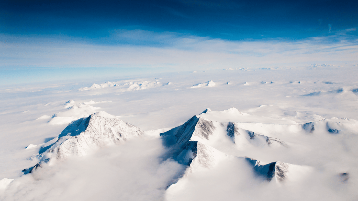 The mountain ranges are spectacular