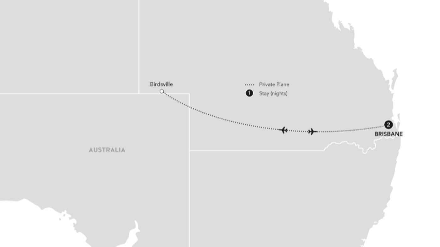 Head to the iconic Birdsville Races on a private plan from Brisbane (round trip)