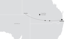 Head to the iconic Birdsville Races on a private plan from Brisbane (round trip)