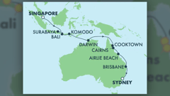 Your cruise map
