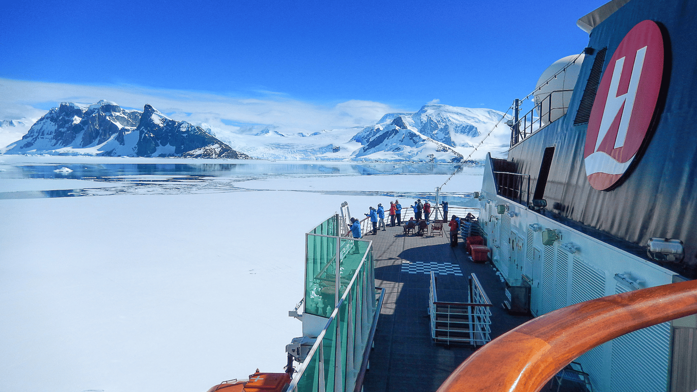 An expedition cruise is a great way to see more of Antarctica