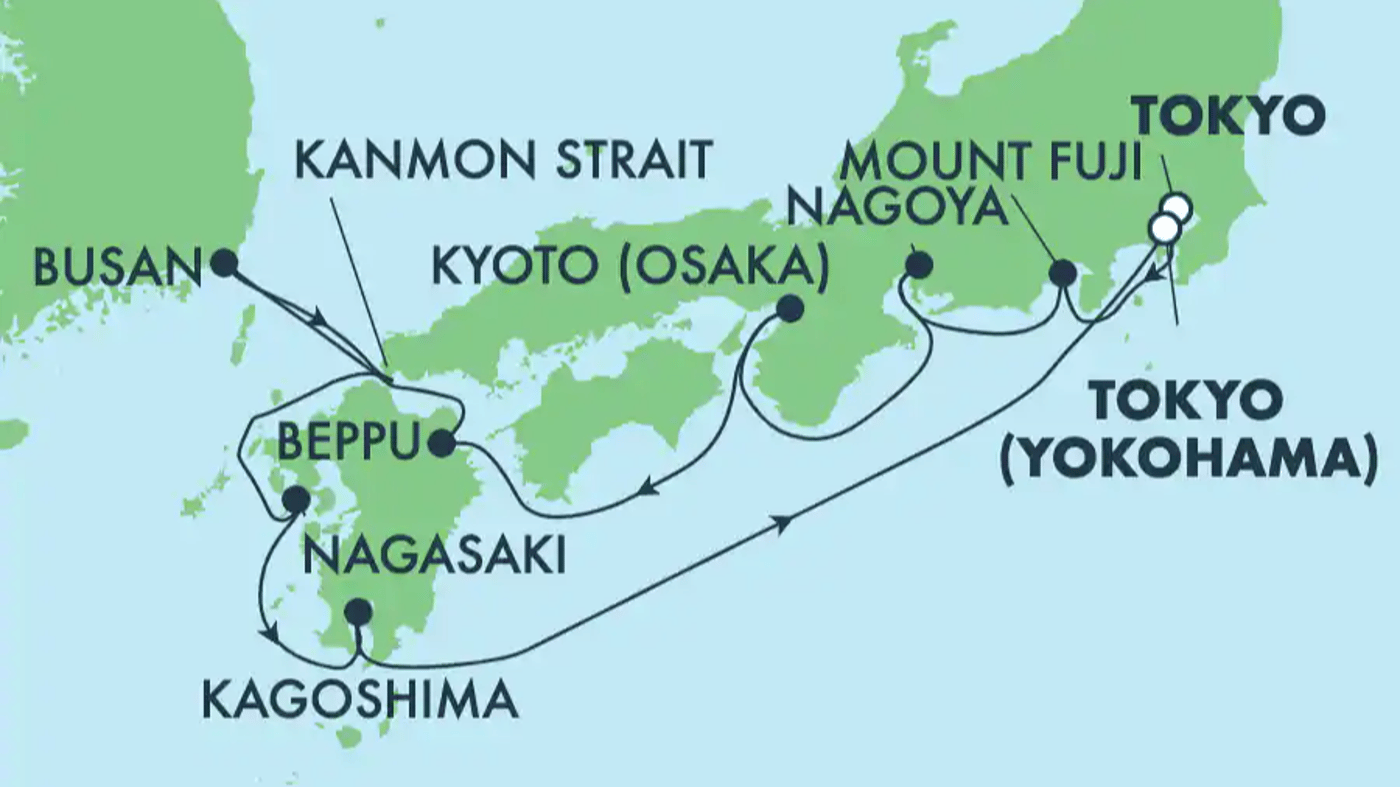 Cruise map