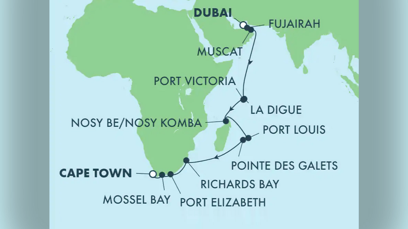 Your cruise at a glance