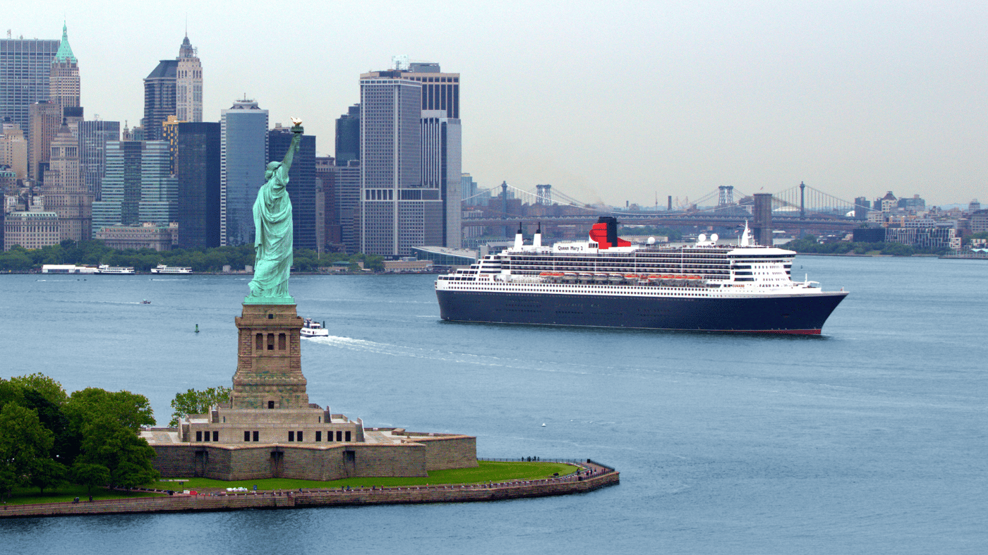 Queen Mary 2 in New York
