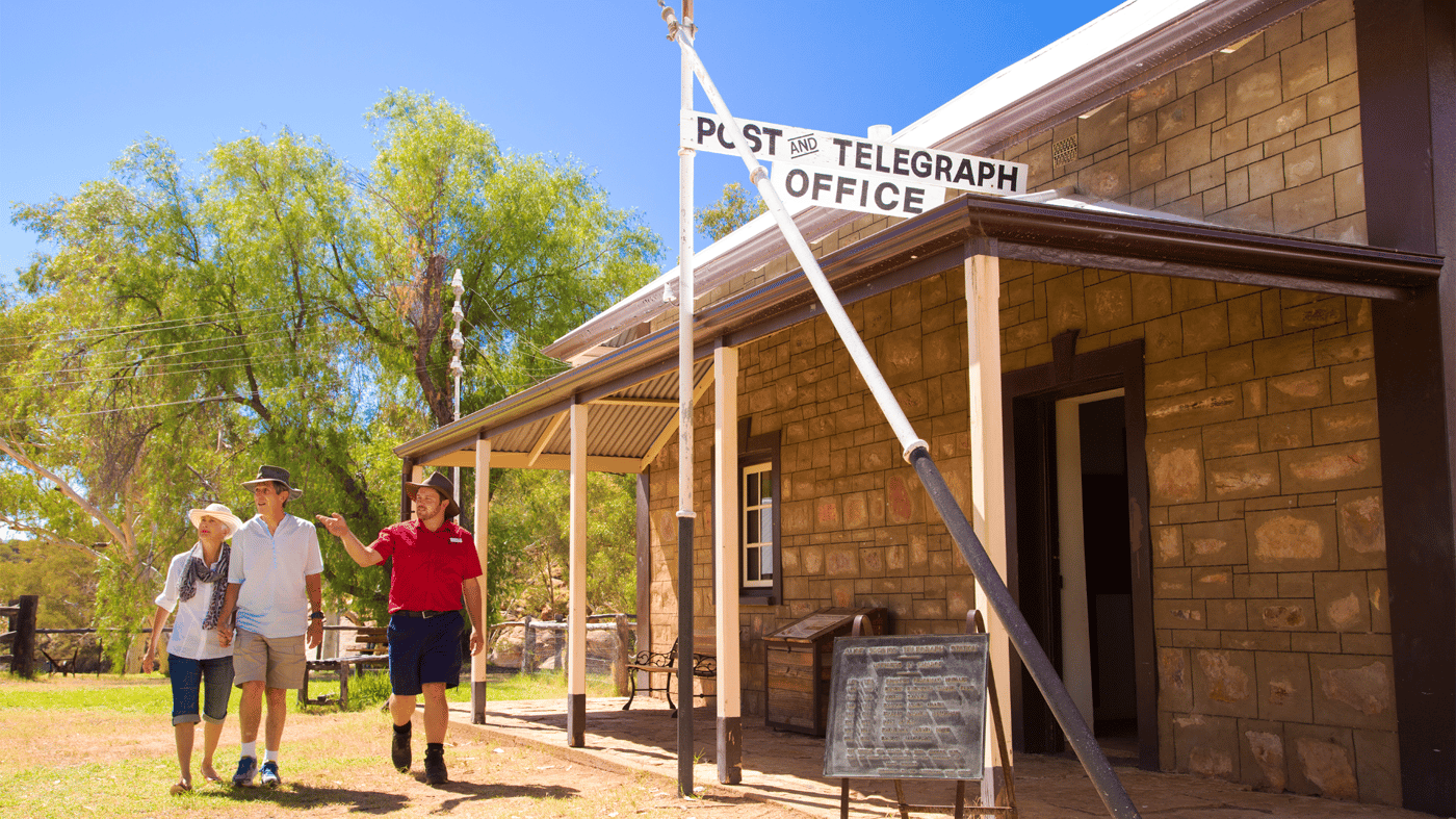 visit the historic Telegraph Station and learn how it relayed message between Darwin and Adelaide for 60 years