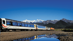 Board the TranzAlpine, renowned as one of the great train journeys of the world