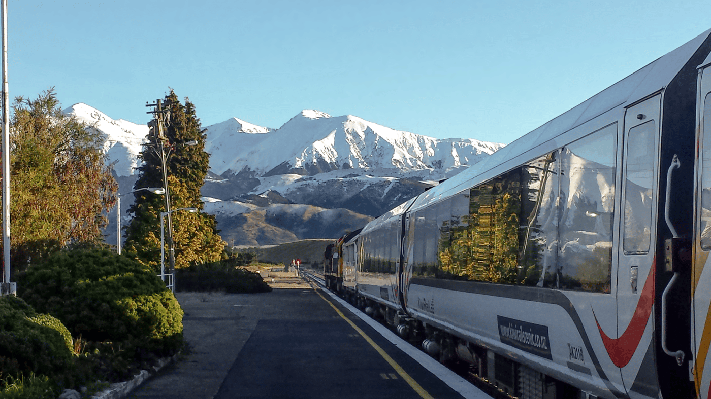 Board the TranzAlpine, renowned as one of the great train journeys of the world