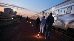Wake to an unforgettable outback sunrise at Marla 