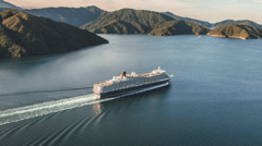 Queen Elizabeth in Picton, NZ
