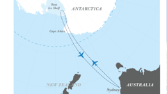 Antarctica Day flight Itinerary - Flight Path may Change