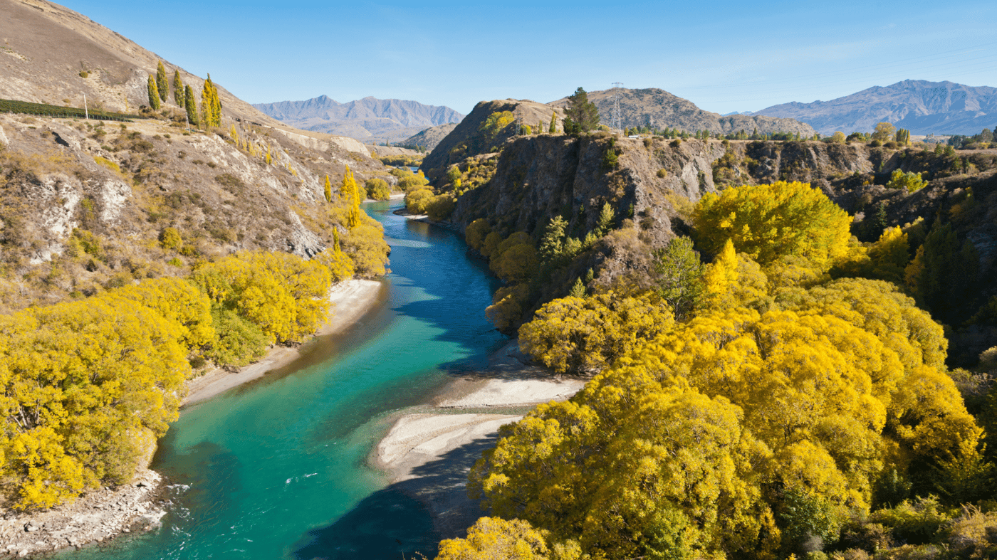 Kawarau Gorge, New Zealand 