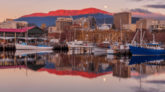 Enjoy some spectacular Tassie sunrises