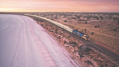 Travel on one of the great train journeys in the world onboard the Indian Pacific
