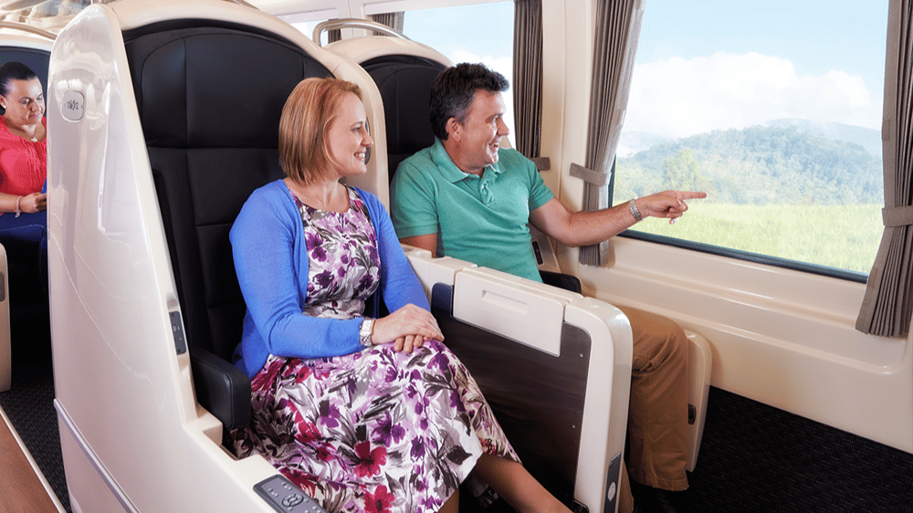 Railbed by day on the Spirit of Queensland