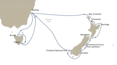 Cruise map