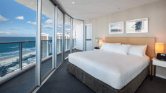 Ocean view deluxe Hilton Surfers Paradise