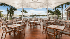 Lakeside dining