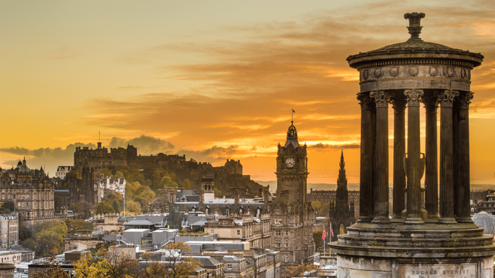 Fly to London + cruise the British Isles during the Edinburgh Military Tattoo (July 2023)