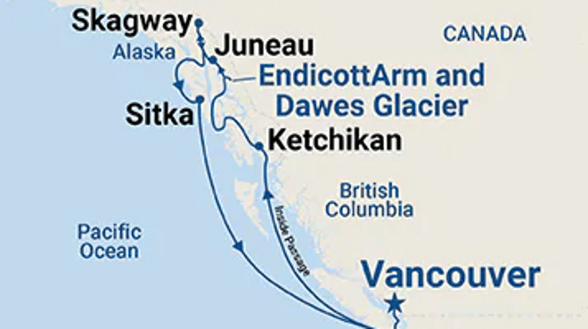 alaska cruise from vancouver in may 2023