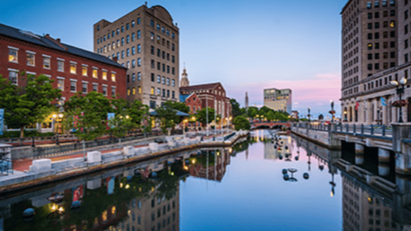 Historic waterfront of Rhode Island 