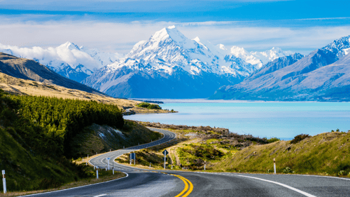 The road to Mt Cook - New Zealand’s highest peak