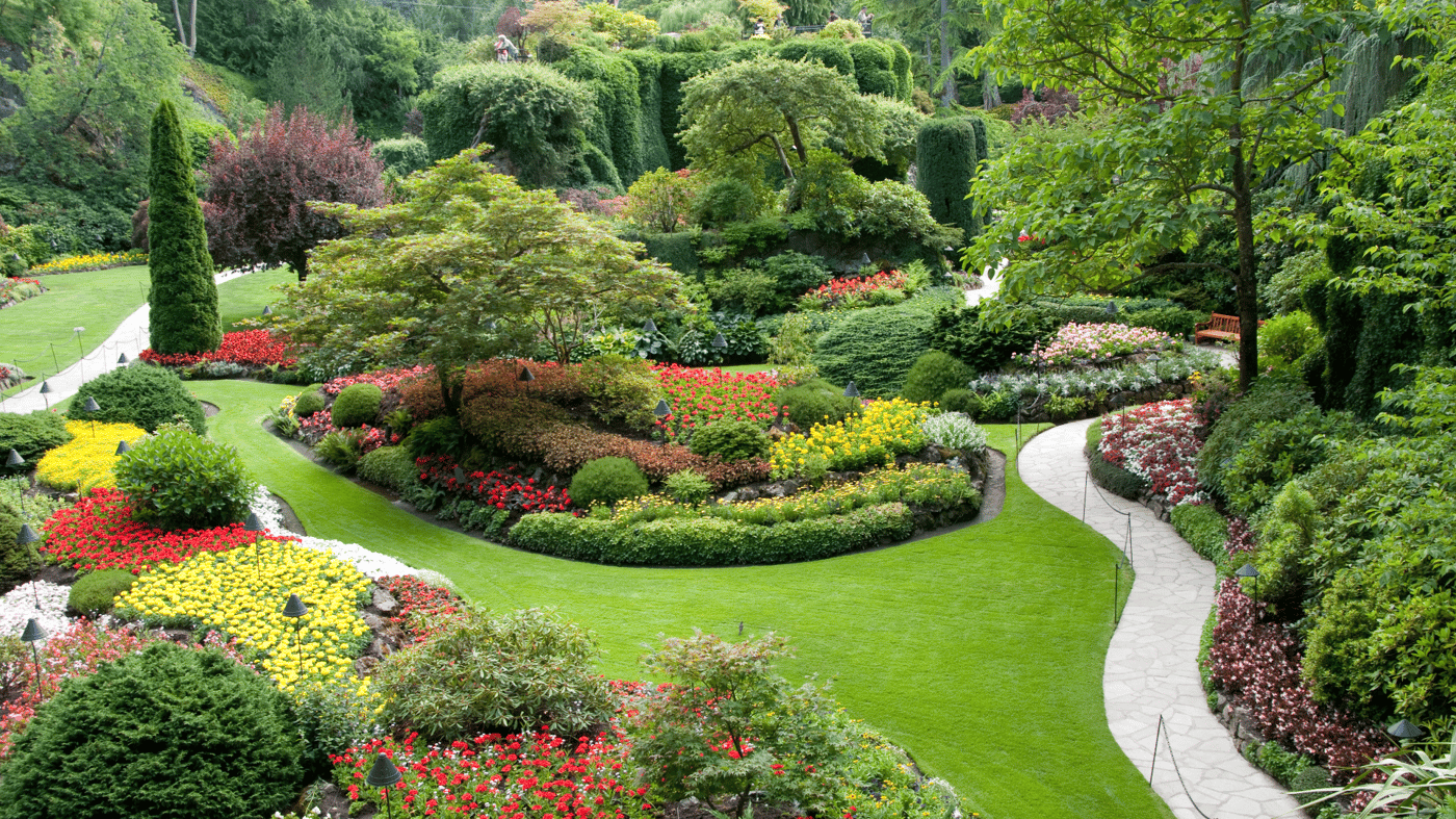 Explore the Butchart Gardens in Victoria 